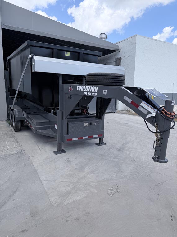Standard Rail Gooseneck Roll-Off Trailer - Image 25