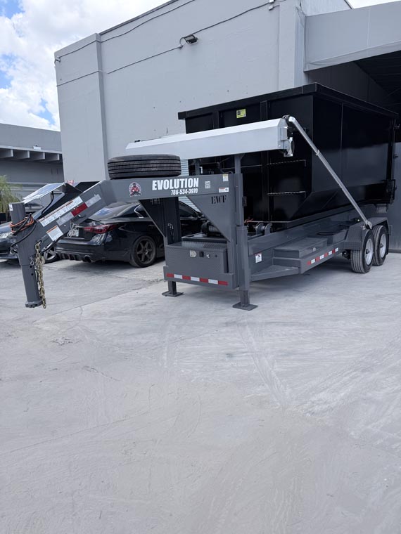 Standard Rail Gooseneck Roll-Off Trailer - Image 27