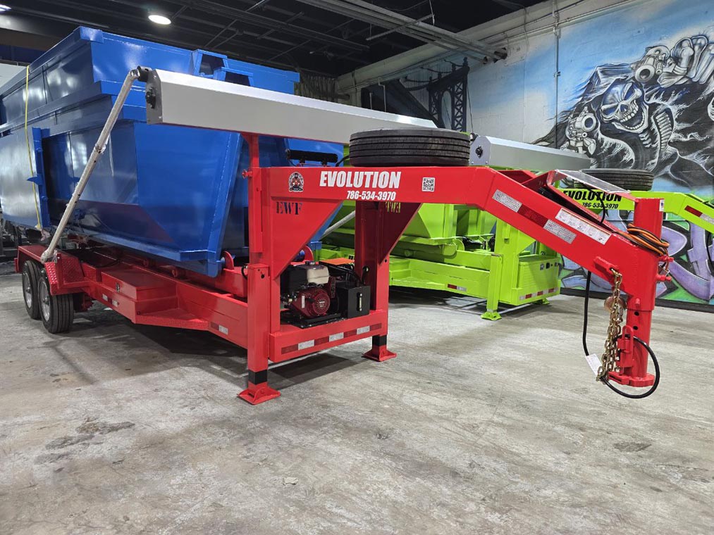 Standard Rail Gooseneck Roll-Off Trailer