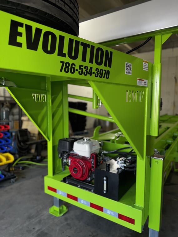 Standard Rail Gooseneck Roll-Off Trailer - Image 40